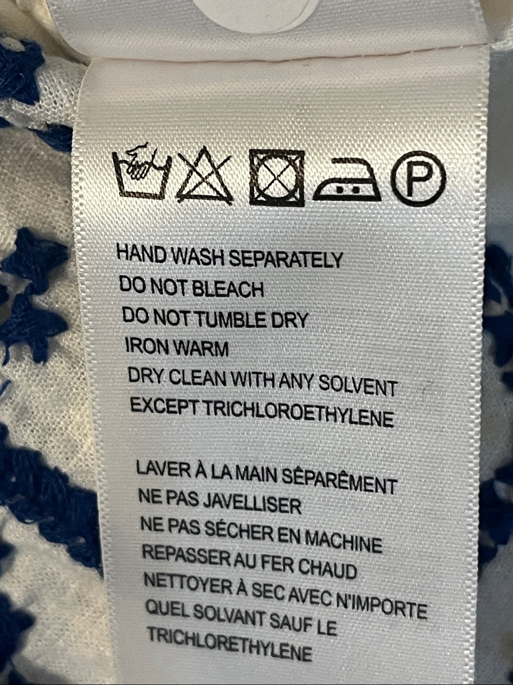 FARM Rio Cross-Stitch Blue and White Dress - Picture 13 of 16